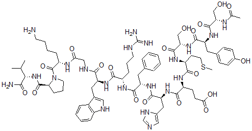 CAS 登录号：75487-36-4， 2-酪氨酸-alpha-促黑细胞激素