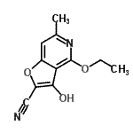 CAS#: 754926-10-8, 4-Ethoxy-3-hydroxy-6-methylfuro[3,2-c]pyridine-2-carbonitrile