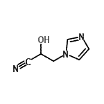 CAS 登录号：754942-44-4， 2-羟基-3-(1H-咪唑-1-基)丙腈