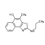 CAS#: 754954-13-7, 4-Methyl-2-(propylamino)naphtho[1,2-d][1,3]thiazol-5-ol