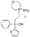 CAS#: 75573-27-2, Hydroxy-[2-(4-Methylmorpholin-4-Ium-4-Yl)Ethyl]-Phenyl-Thiophen-2-Ylsilane Iodide