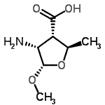 CAS#: 755742-83-7, Methyl 2-amino-3-carboxy-2,3,5-trideoxy-alpha-D-ribofuranoside