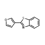 CAS#: 75596-14-4, 2-(3-Furyl)-1,3-benzothiazole