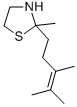 CAS 登录号：75606-60-9， 2-(3,4-二甲基戊-3-烯基)-2-甲基-1,3-噻唑烷