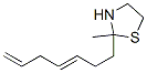 CAS#: 75606-68-7, 2-[(3E)-Hepta-3,6-Dienyl]-2-Methyl-1,3-Thiazolidine