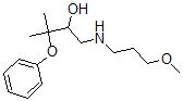 CAS#: 7565-17-5, 1-(3-Methoxypropylamino)-3-methyl-3-(phenoxy)butan-2-ol