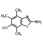 CAS#: 756782-06-6, 2-Amino-4,5,7-trimethyl-1,3-benzothiazol-6-ol