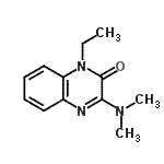 CAS 登录号：756797-55-4， 3-(二甲基氨基)-1-乙基-2(1H)-喹喔啉酮