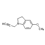 CAS#: 756820-13-0, 5-Methoxy-1-(2-propyn-1-yl)indoline