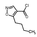 CAS#: 75706-00-2, 5-butylisoxazole-4-carbonyl chloride