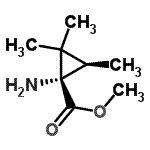 CAS#: 757156-85-7, Methyl (1S,3R)-1-amino-2,2,3-trimethylcyclopropanecarboxylate