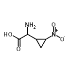 CAS 登录号：757161-76-5， 氨基(2-硝基环丙基)乙酸