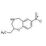 CAS#: 757168-43-7, 2-Ethyl-7-nitro-2,3,4,5-tetrahydro-1,4-benzoxazepine