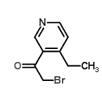 CAS#: 757180-99-7, 2-Bromo-1-(4-ethyl-3-pyridinyl)ethanone