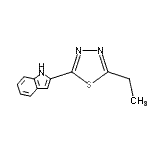 CAS#: 757213-72-2, 2-(5-Ethyl-1,3,4-thiadiazol-2-yl)-1H-indole