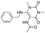 CAS#: 75724-43-5, N-[1,2,3,4-Tetrahydro-1,3-Dimethyl-2,4-Dioxo-6-[Benzylamino]-Pyrimidin-5-Yl]-Acetamide