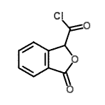 CAS#: 75724-95-7, 3-Oxo-1,3-dihydro-2-benzofuran-1-carbonyl chloride