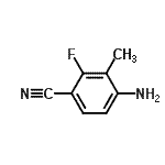 CAS#: 757247-93-1, 4-Amino-2-fluoro-3-methylbenzonitrile