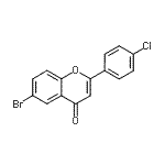 CAS#: 75767-99-6, 6-Bromo-2-(4-chlorophenyl)-4H-chromen-4-one
