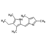 CAS#: 757905-61-6, 2-[(E)-(3,5-Dimethyl-2H-pyrrol-2-ylidene)methyl]-4-ethyl-3,5-dimethyl-1H-pyrrole