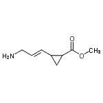 CAS 登录号：757917-35-4， 甲基2-[(1E)-3-氨基-1-丙烯-1-基]环丙烷羧酸酯