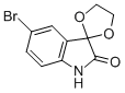 CAS#: 75822-54-7, 5''-Bromospiro[1,3-Dioxolane-2,3''-Indol]-2''(1''H)-One