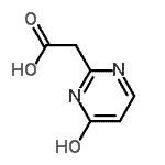CAS#: 758632-69-8, (4-Oxo-1,4-dihydro-2-pyrimidinyl)acetic acid
