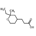 CAS#: 758676-39-0, 3-(2-Ethyl-2-methyltetrahydro-2H-pyran-4-yl)propanoic acid