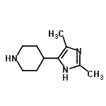 CAS#: 758685-48-2, 4-(2,4-Dimethyl-1H-imidazol-5-yl)piperidine