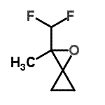 CAS 登录号：758709-86-3， 2-(二氟甲基)-2-甲基-1-氧杂螺[2.2]戊烷