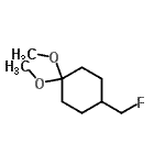 CAS 登录号：758716-91-5， 4-(氟甲基)-1,1-二甲氧基环己烷