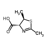 CAS#: 759409-32-0, (4R,5R)-2,5-Dimethyl-4,5-dihydro-1,3-thiazole-4-carboxylic acid