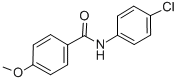 CAS 登录号：7595-61-1， N-(4-氯苯基)-4-甲氧基苯甲酰胺