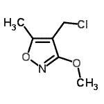 CAS 登录号：75989-22-9， 4-(氯甲基)-3-甲氧基-5-甲基-1,2-恶唑