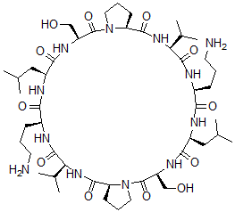 CAS 登录号：75993-96-3， (2,2'-L-丝氨酸)-短杆菌肽S