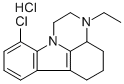 CAS#: 76061-82-0, 1,10-Trimethylene-2-Ethyl-6-Chloro-1,2,3,4-Tetrahydropyrazino(1,2-a)Indole Hydrochloride