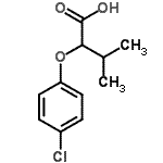 CAS#: 76075-79-1, 2-(4-Chlorophenoxy)-3-methylbutanoic acid