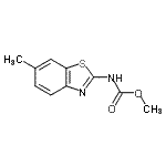 CAS#: 76076-09-0, Methyl (6-methyl-1,3-benzothiazol-2-yl)carbamate