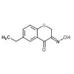 CAS 登录号：760904-45-8， (3Z)-6-乙基-3-(羟基亚胺)-2,3-二氢-4H-苯并噻喃-4-酮