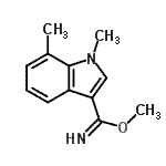 CAS#: 760911-42-0, Methyl 1,7-dimethyl-1H-indole-3-carboximidate