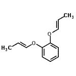 CAS#: 760980-80-1, 1,2-Bis[(1E)-1-propen-1-yloxy]benzene