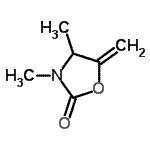 CAS#: 761000-58-2, 3,4-Dimethyl-5-methylene-1,3-oxazolidin-2-one