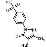 CAS#: 76128-33-1, 4-(3,4-Dimethyl-5-oxo-2,5-dihydro-1H-pyrazol-1-yl)benzenesulfonic acid