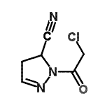 CAS#: 761414-68-0, 1-(Chloroacetyl)-4,5-dihydro-1H-pyrazole-5-carbonitrile