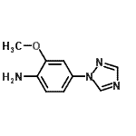 CAS#: 761440-72-6, 2-Methoxy-4-(1H-1,2,4-triazol-1-yl)aniline