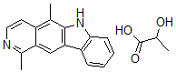 CAS#: 76201-88-2, 1,5-Dimethyl-6H-Pyrido[4,3-b]Carbazole; 2-Hydroxypropanoic Acid