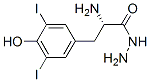 CAS 登录号：76203-88-8， (2S)-2-氨基-3-(4-羟基-3,5-二碘苯基)丙酰肼