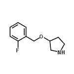 CAS#: 762206-29-1, 3-[(2-Fluorobenzyl)oxy]pyrrolidine