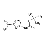 CAS#: 762271-84-1, 2-Methyl-2-propanyl (4-acetyl-1,3-thiazol-2-yl)carbamate