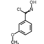 CAS#: 76272-16-7, N-Hydroxy-3-methoxybenzenecarboximidoyl chloride